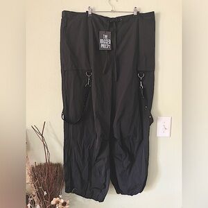 The Ragged Priest Black Wide Leg Pants
